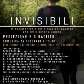 Proiezione documentario “Invisibili” a Bologna