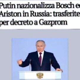 Ariston e Bosch di Gazprom