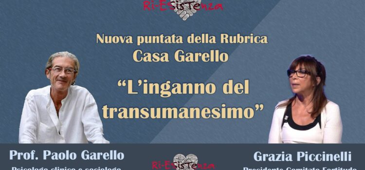 Ri-Esistenza live col prof.Paolo Garello e Grazia Piccinelli